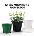 Load image into Gallery viewer, green mountains root control plastic flower pots green/black/whiteTQS series