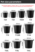 Load image into Gallery viewer, Galvanized Bucket Plastic Plant Pots with Dual Handle/Earless Options, Multi-Size Available for Indoor & Outdoor Gardening, Bulk Supply