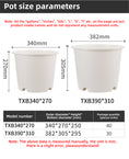 Load image into Gallery viewer, Conical Flower Pot Covers, Modern Plastic Planters, White/Gold/Blackish Gold, Large Tall Planters for Indoor Gardening, Bulk Supply