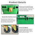 Load image into Gallery viewer, 660L Heavy-Duty Wheeled Plastic Waste Bin, Green Commercial Garbage Container, Bulk Supply