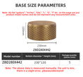 Load image into Gallery viewer, Chinese Style Flower Pots ZB Series, Marble Pattern Plastic Planters, Light Green & Coffee, Tall Decorative Planters with Hex Base, Bulk Supply