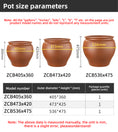 Load image into Gallery viewer, Chinese Style Jar-Shaped Flower Pots ZCB Series, Imitation Ceramic Plastic Planters, 5 Color Options, Large Decorative Planters for Gardening, Bulk Supply