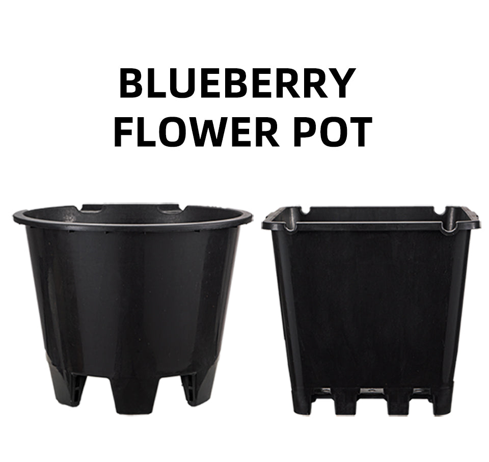 Blueberry plastic plant pots round square styles