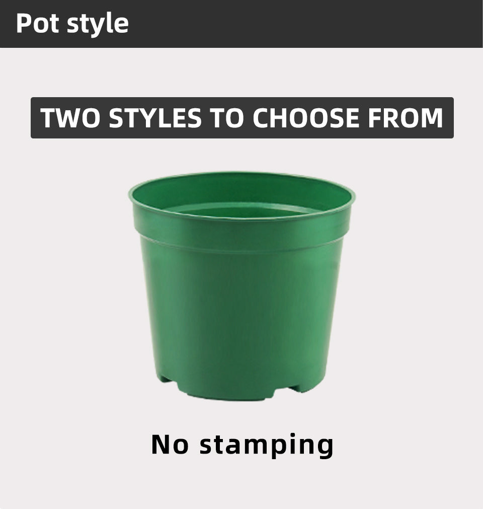 Net Bottom Gallon Plastic Flower Pots, Green Planters with Drainage for Gardening, Bulk Supply