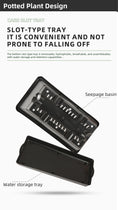 Load image into Gallery viewer, Huolun Rectangular Plastic Flower Pots, Self-Watering Window Boxes with Drainage, Bulk Supply
