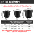 Load image into Gallery viewer, Threaded Design Plastic Flower Pots, Multi-Size with Drainage, Heavy Duty Nursery Pots for Indoor & Outdoor Gardening, Bulk Supply
