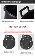 Load image into Gallery viewer, Galvanized Bucket Plastic Plant Pots with Dual Handle/Earless Options, Multi-Size Available for Indoor & Outdoor Gardening, Bulk Supply

