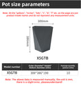 Load image into Gallery viewer, Rhombic Gallon Flower Pot Cover, Modern Plastic Planter with Lid, White & Grey, Self-Watering for Indoor Gardening, Bulk Supply
