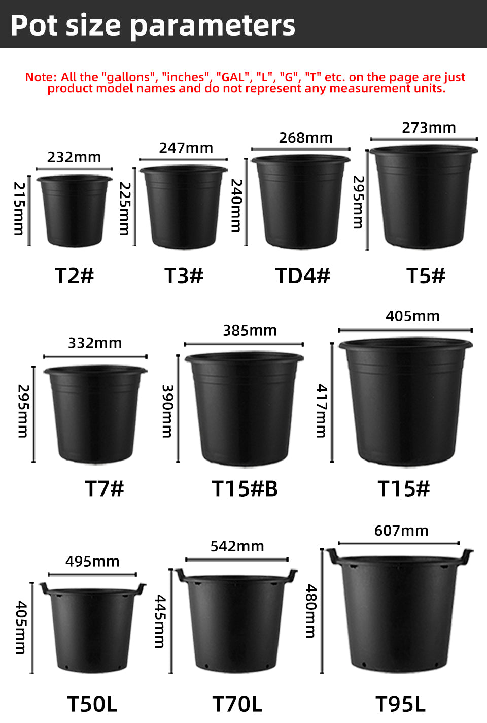 Galvanized Bucket Plastic Plant Pots with Dual Handle/Earless Options, Multi-Size Available for Indoor & Outdoor Gardening, Bulk Supply