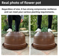 Load image into Gallery viewer, Lotus Plastic Flower Pots, Brown Planters with Drainage for Water Plants & Garden, Bulk Supply
