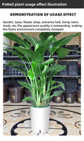 Load image into Gallery viewer, Round Gallon Flower Pot Covers, Modern Plastic Planters, White & Grey, Self-Watering for Indoor Gardening, Bulk Supply
