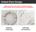 Load image into Gallery viewer, Conical Flower Pot Covers, Modern Plastic Planters, White/Gold/Blackish Gold, Large Tall Planters for Indoor Gardening, Bulk Supply

