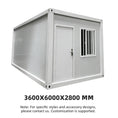 Load image into Gallery viewer, Detachable Quick-Assemble Steel Container House, 3.6x6m Prefabricated Modular Home, Bulk Supply
