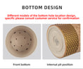 Load image into Gallery viewer, Chinese Style Flower Pots ZB Series,  Marble Pattern Plastic Planters, Light Green & Coffee, Tall Decorative Planters with Hex Base, Bulk Supply
