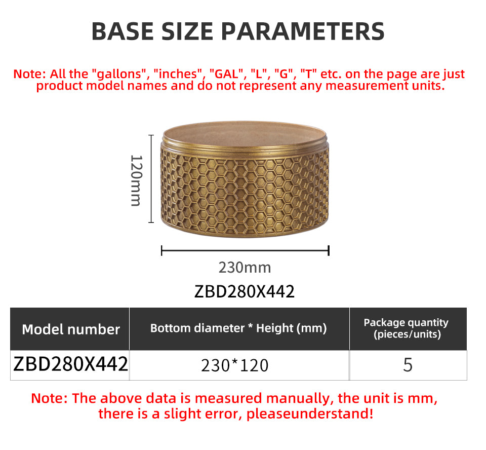 Chinese Style Flower Pots ZB Series,  Marble Pattern Plastic Planters, Light Green & Coffee, Tall Decorative Planters with Hex Base, Bulk Supply