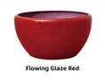 Load image into Gallery viewer, Butterfly Orchid Chinese Style Flower Pots ZCHA Series, Round Imitation Ceramic Plastic Planters, 5 Color Options, Decorative Planters for Indoor Gardening, Bulk Supply
