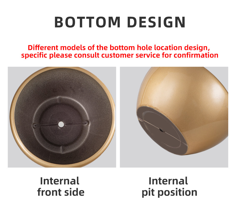 Butterfly Orchid Chinese Style Flower Pots ZCHA Series, Round Imitation Ceramic Plastic Planters, 5 Color Options, Decorative Planters for Indoor Gardening, Bulk Supply