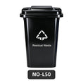 Load image into Gallery viewer, Square Plastic Trash Cans, 30L 50L with Lids Handles, for Home Office Indoor Outdoor, Bulk Supply
